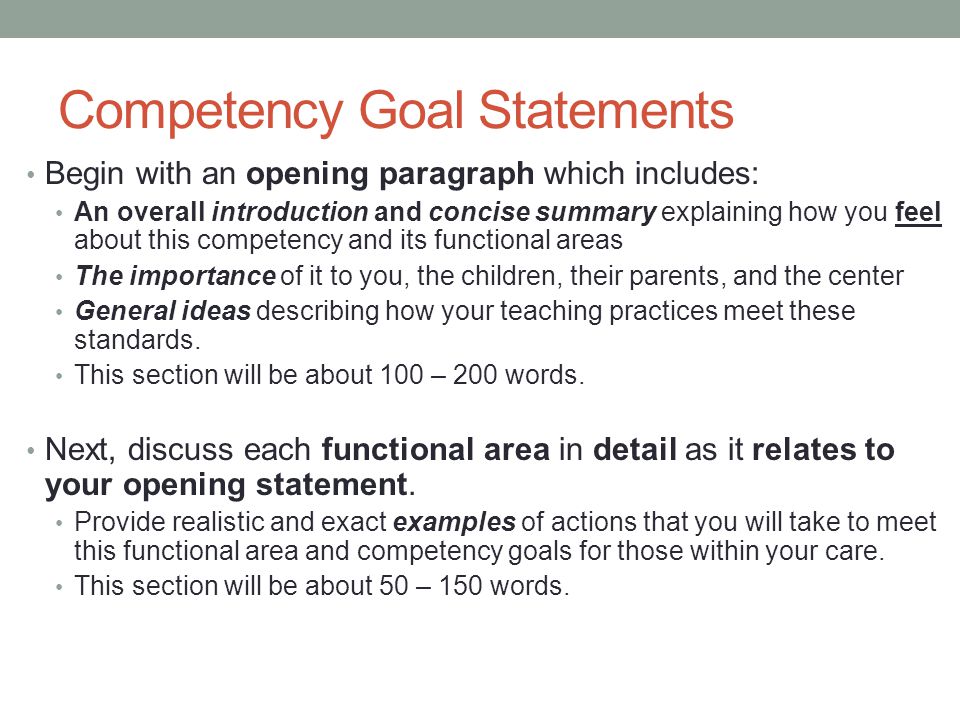 Competency goal 6 maintain a commitment to professionalism
